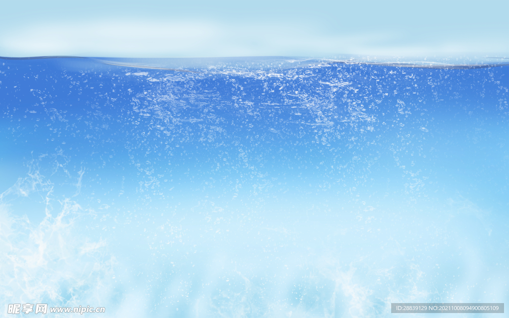  海洋蓝色背景