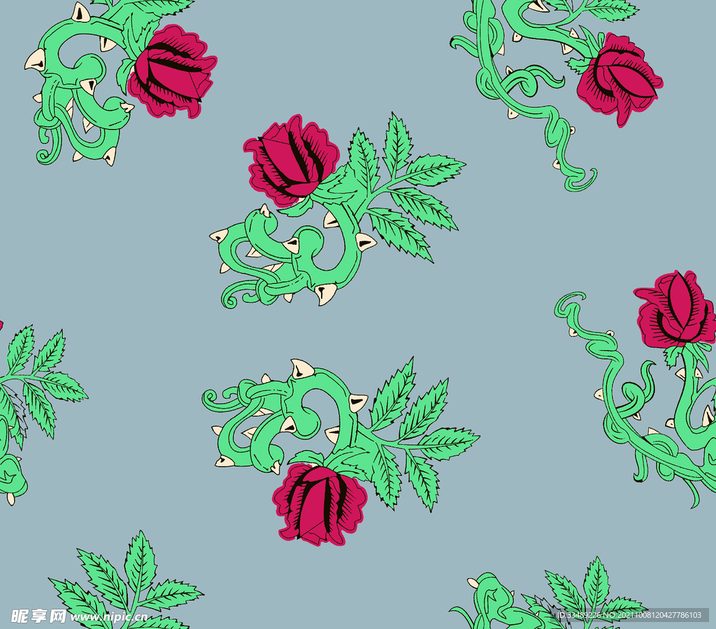数码手绘花 