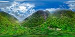 江西景点明月山全景图