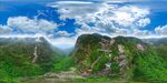 江西景点明月山全景图