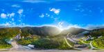 江西景点明月山全景图