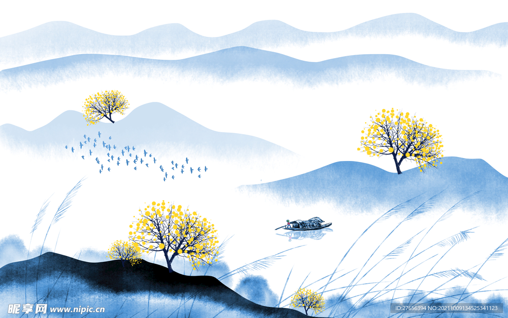 山水画 