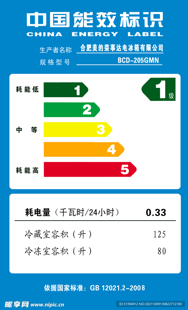 中国能效标识