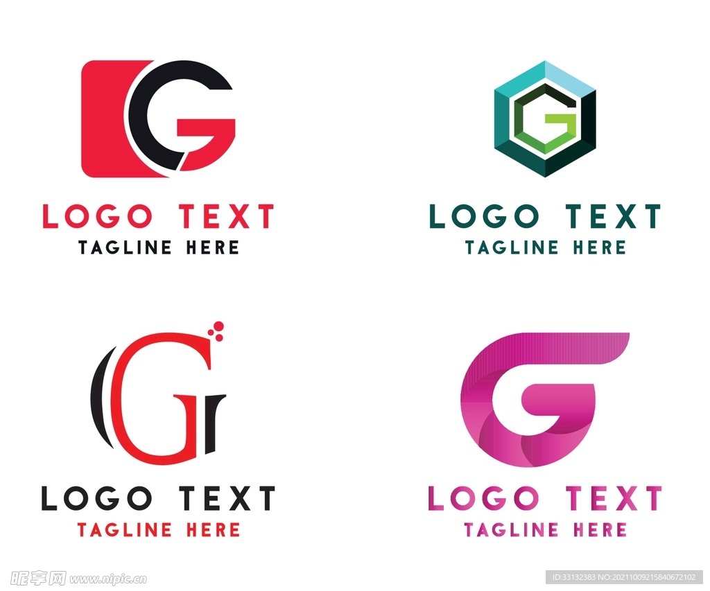 字母标 logo 标志G