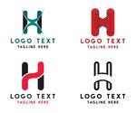 字母标 logo 标志h