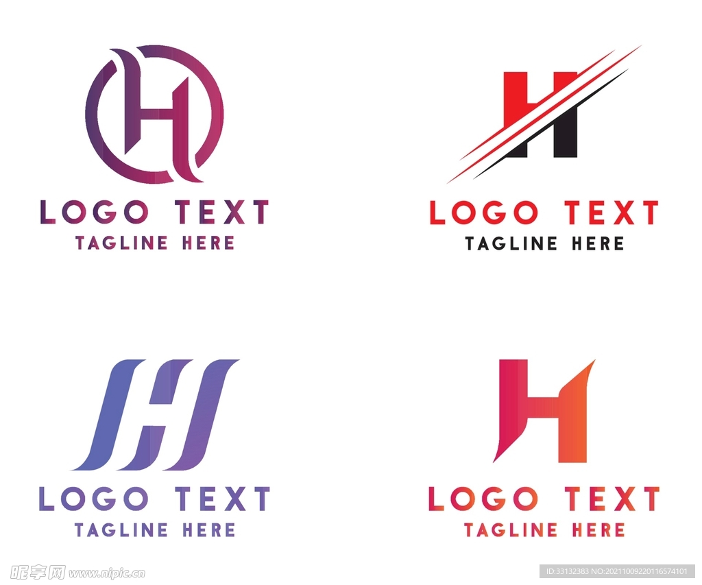 字母标 logo 标志h