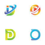 字母标 logo 标志D 