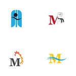 字母标 logo 标志M