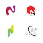字母图标 N logo 标志