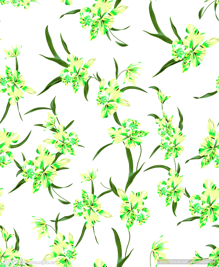 手绘花 乱花