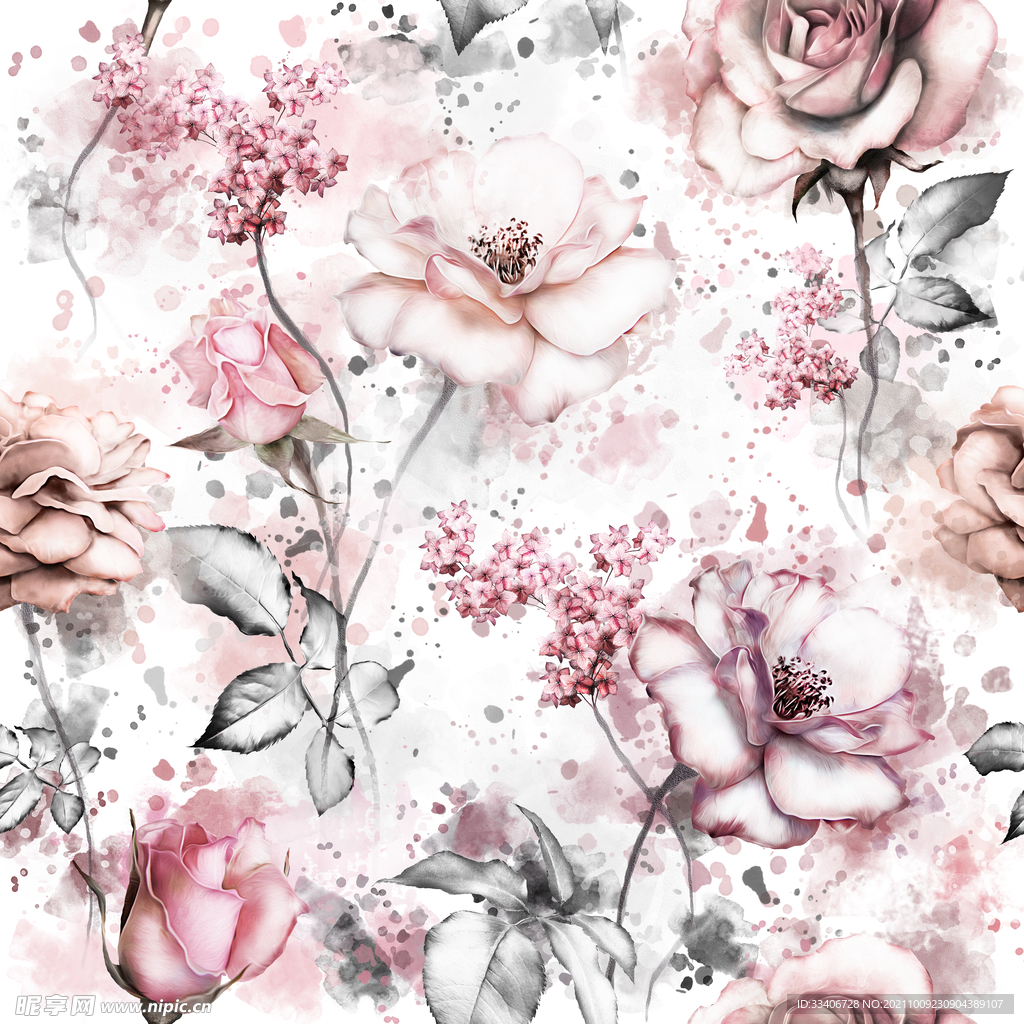 无缝花卉
