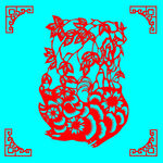 猪剪纸