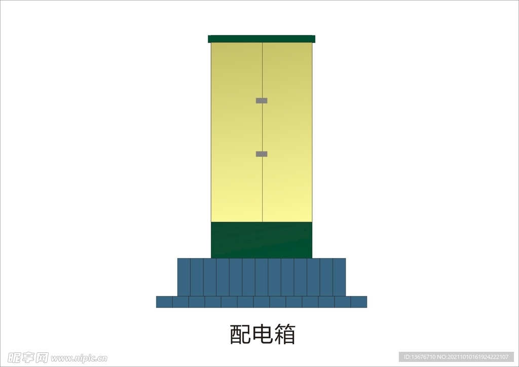 配电箱效果图