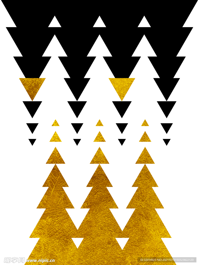 抽象几何装饰画