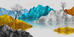 金色山水