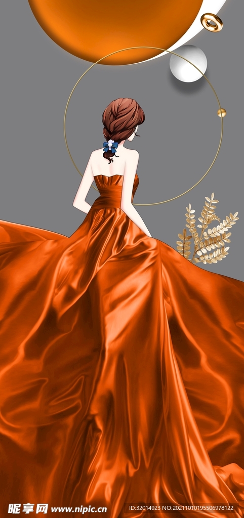 美女装饰画