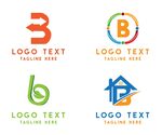 字母标 logo 标志B