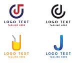 字母标 logo 标志J 