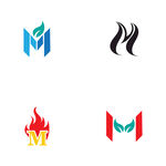   字母标 logo 标志M 