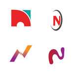 字母标 logo 标志N