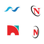 字母标 logo 标志N 
