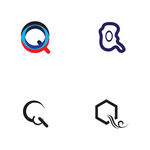 字母标 logo 标志Q 