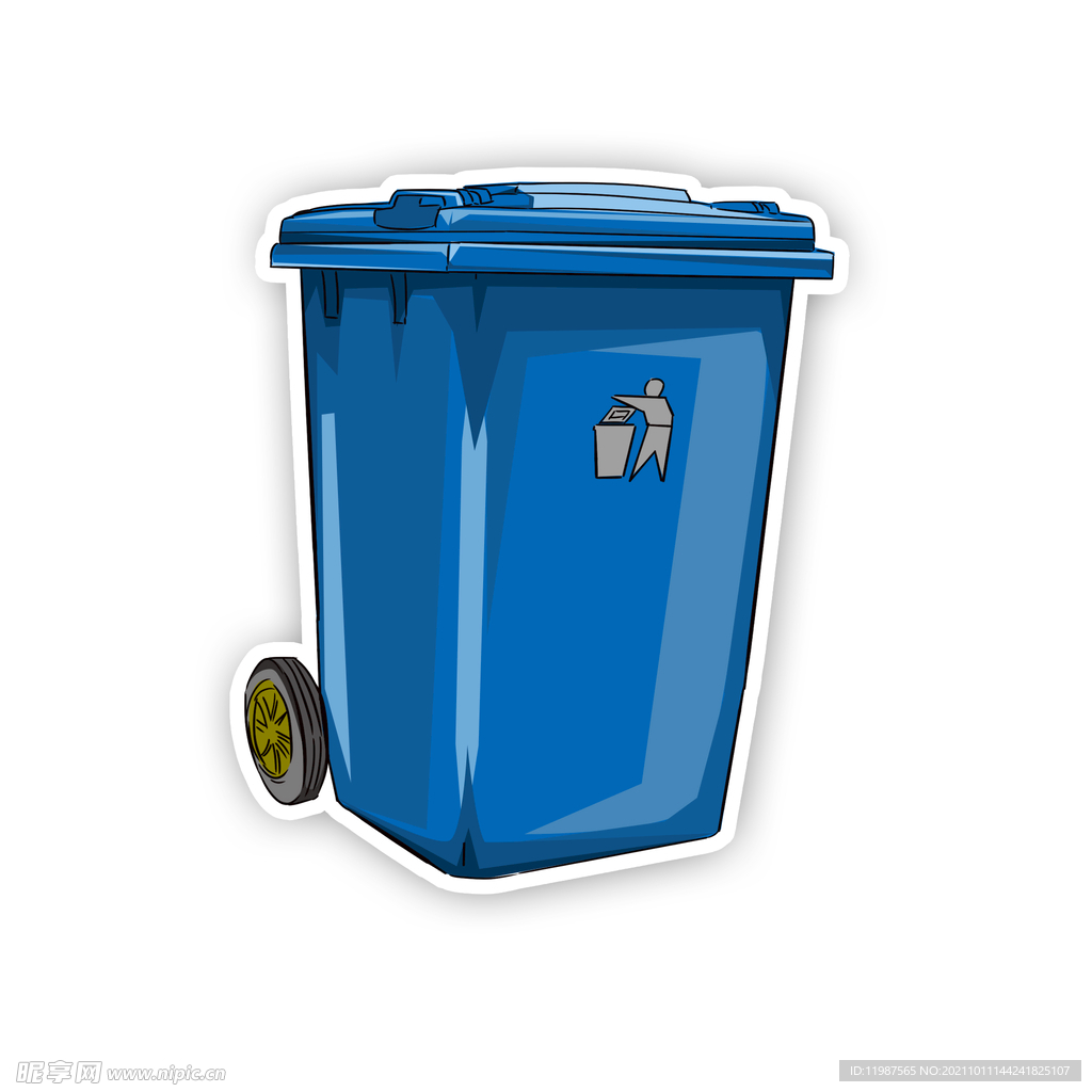 垃圾桶垃圾分类爱护环境垃圾