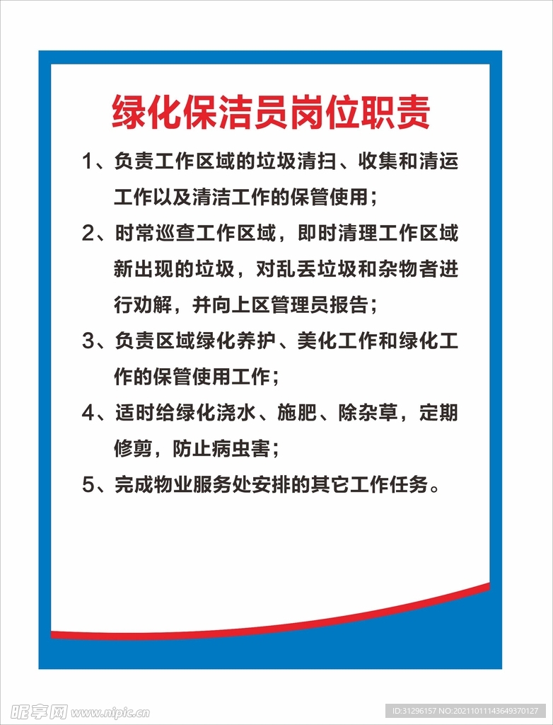 物业岗位职责
