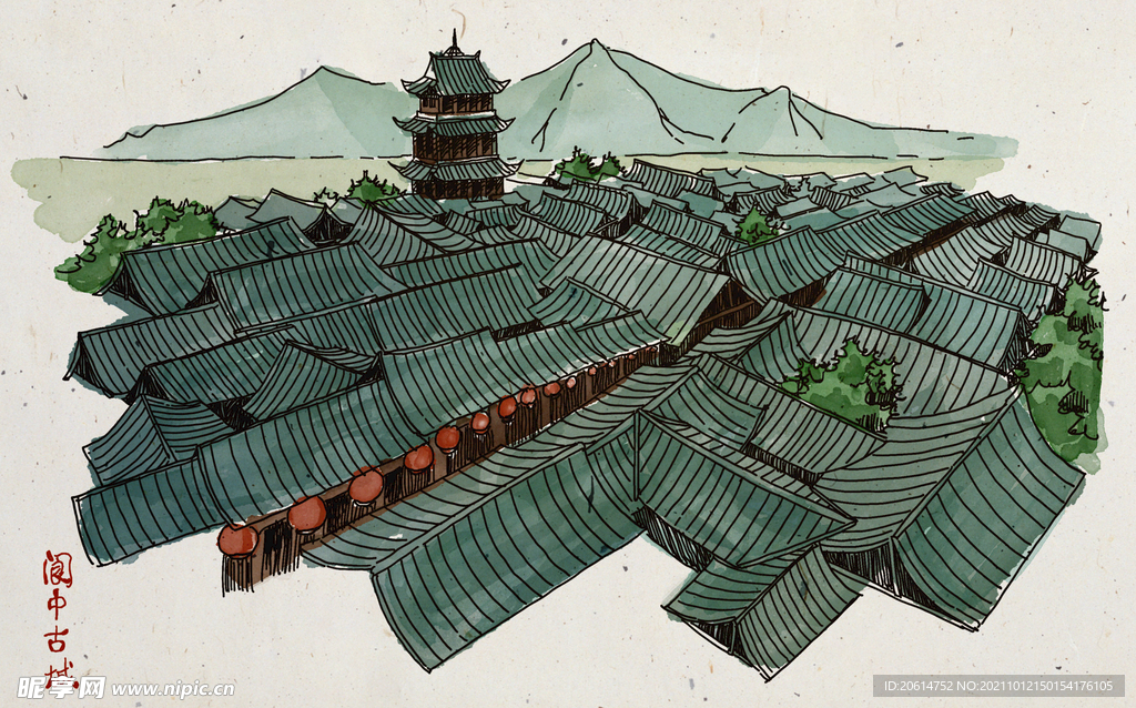阆中古城
