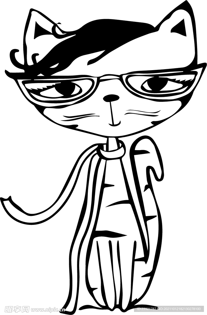 卡通小猫
