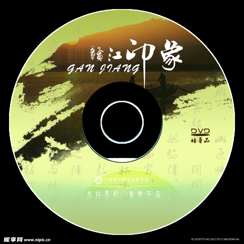 光盘盘面 