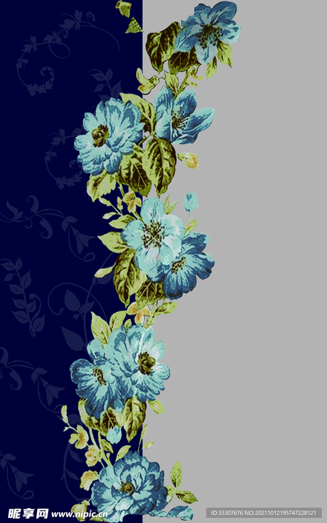 定位花分色