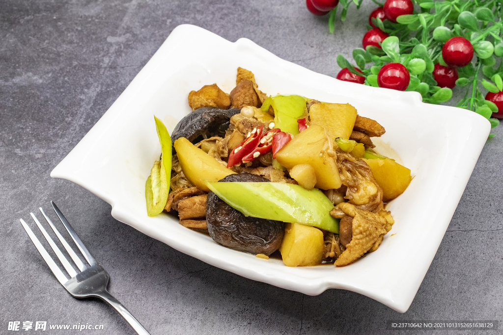 黄焖鸡腿 