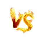 手绘卡通火焰VS