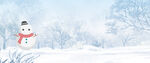大雪广告背景