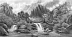  水墨山水画
