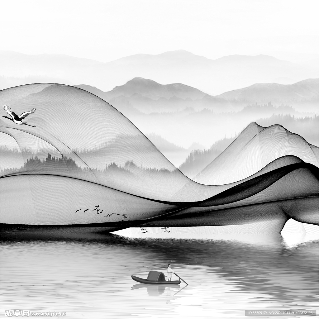 水墨山水