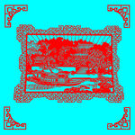 河景剪纸