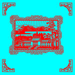 建筑剪纸