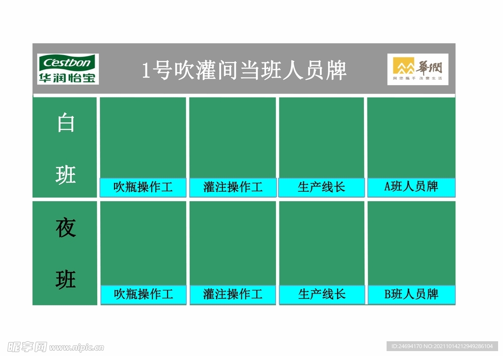 怡宝导视牌