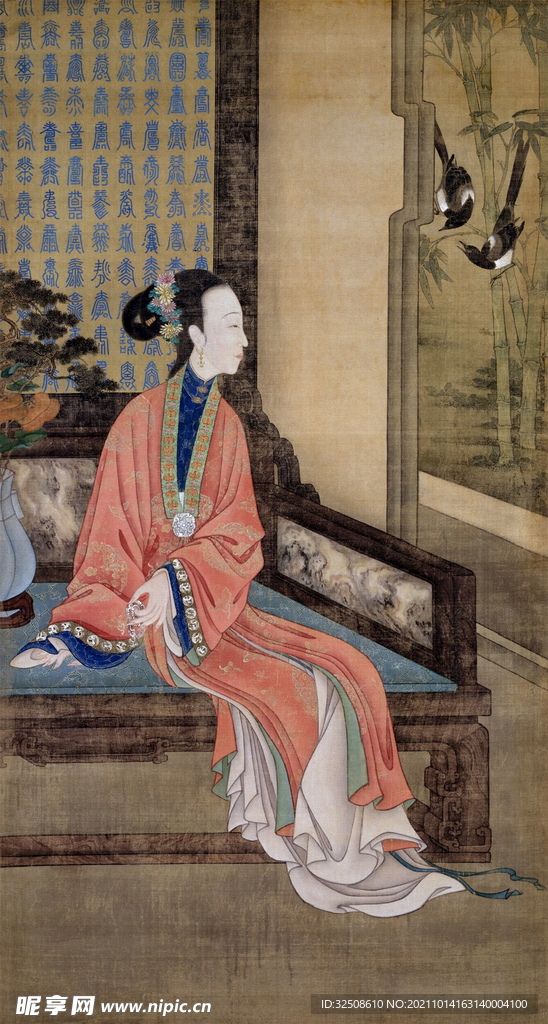 国画美人