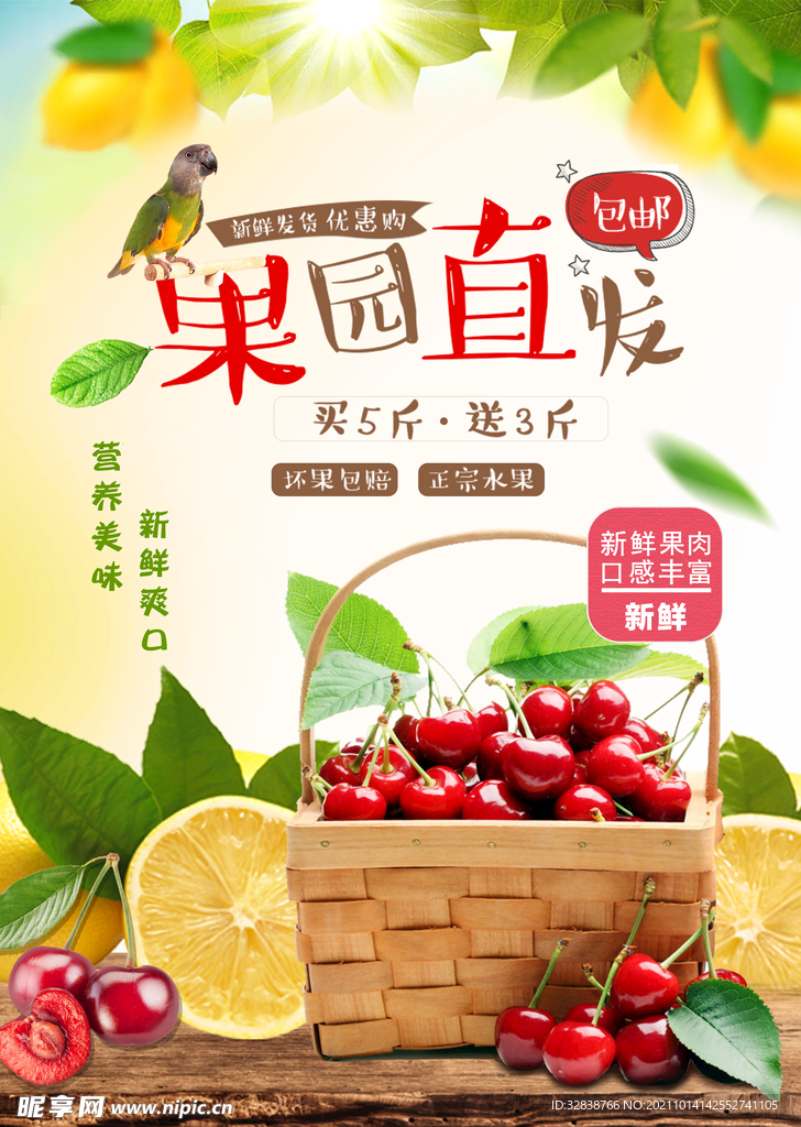 车厘子果园采摘新鲜