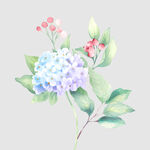 数码印花小碎花抽象花卉水彩花