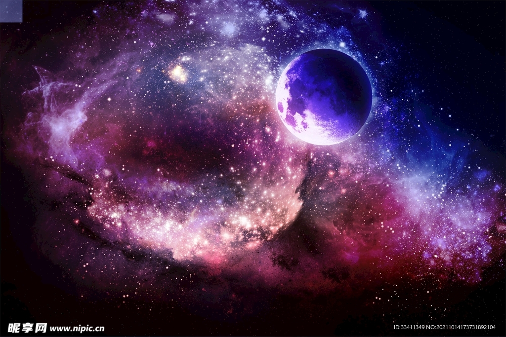  创意星空合成海报图片 