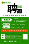 水果店招聘海报