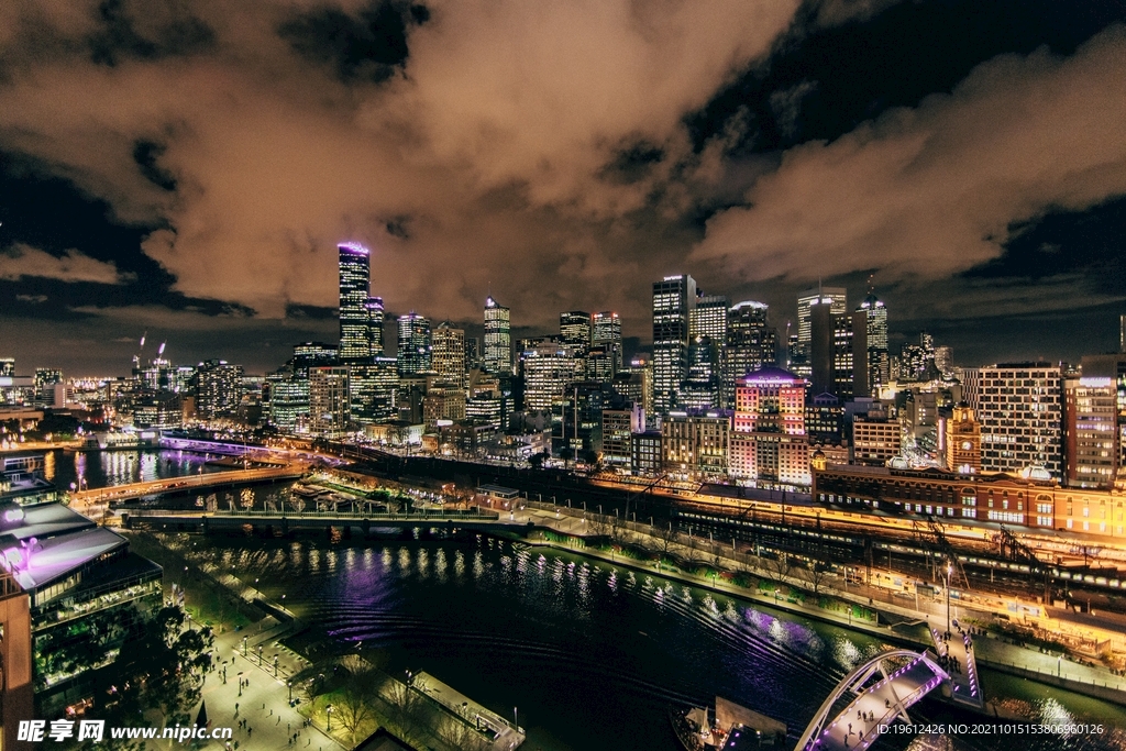 美丽城市夜景
