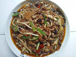 金针菇炒肉