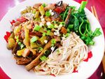 鱿鱼竹笋面