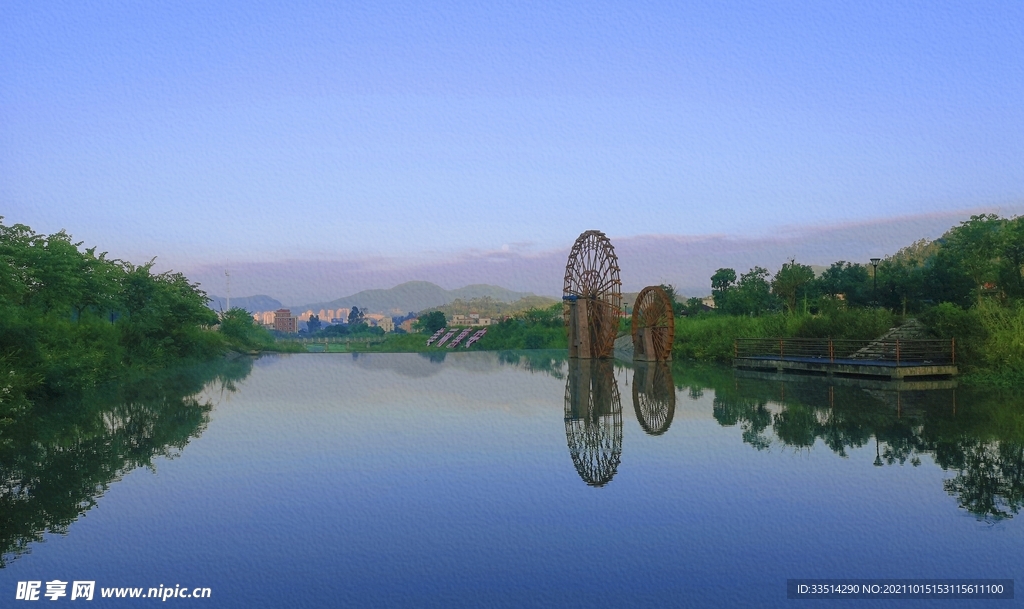 湖边风景