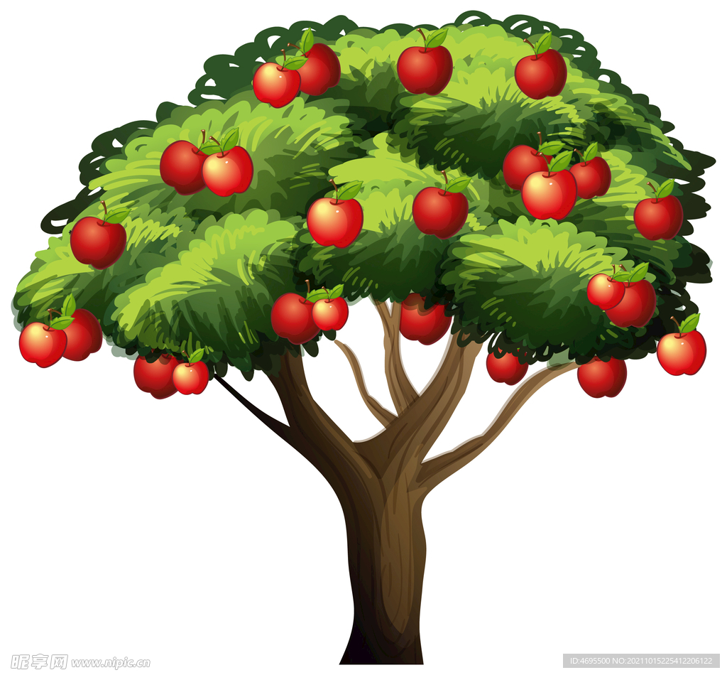 苹果园的树木高清摄影大图-千库网